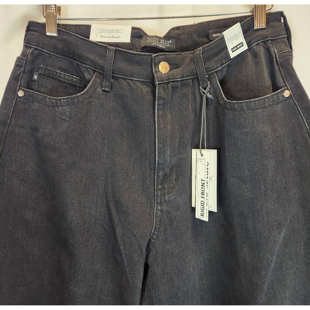 NWT Judy Blue Marlow Arc Rigid Magic Black Women`s Jeans JB881015 Size 11/30 - Picture 8 of 12
